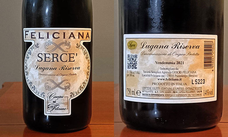 Lugana Sercè Riserva 2021 Feliciana