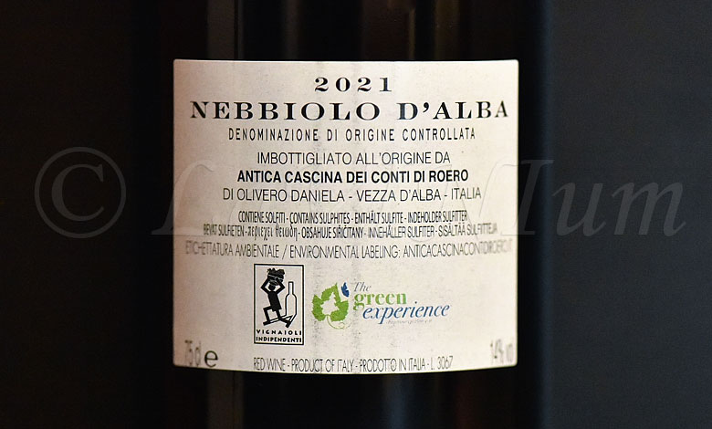 Nebbiolo d'Alba 2021 Antica Cascina dei Conti di Roero
