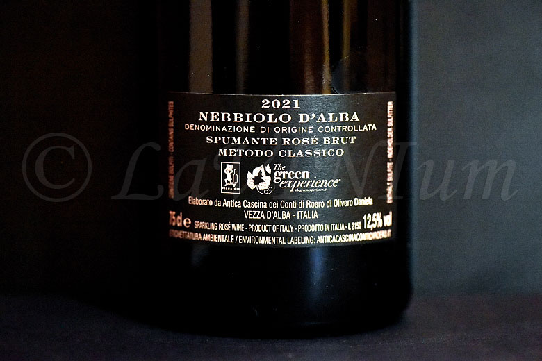 Nebbiolo d'Alba Spumante Rosé Brut Metodo Classico Maria Teresa 2021 Antica Cascina dei Conti di Roero