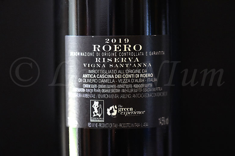 Roero Riserva Vigna Sant'Anna 2019 Antica Cascina dei Conti di Roero