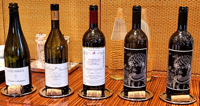 I vini in degustazione