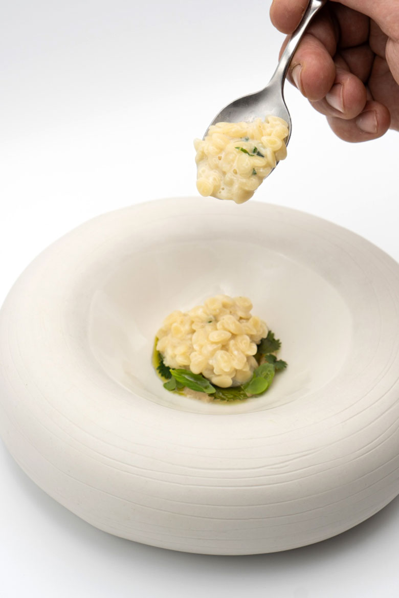 Pasta con semi di mela