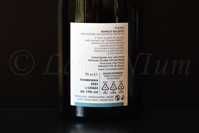 Fiano 2023 Vinicola Cicella