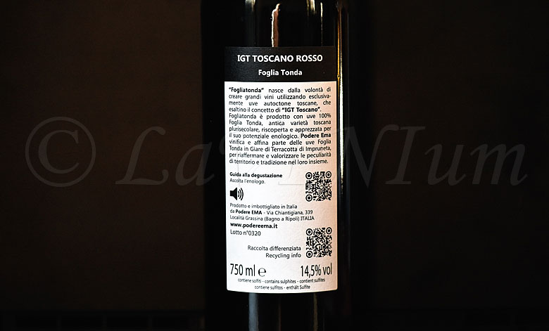 Fogliatonda 2020 Podere Ema