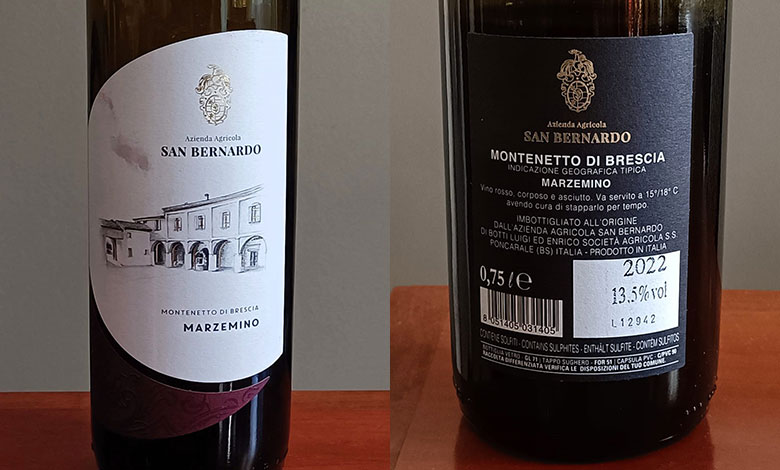 Marzemino 2022 San Bernardo