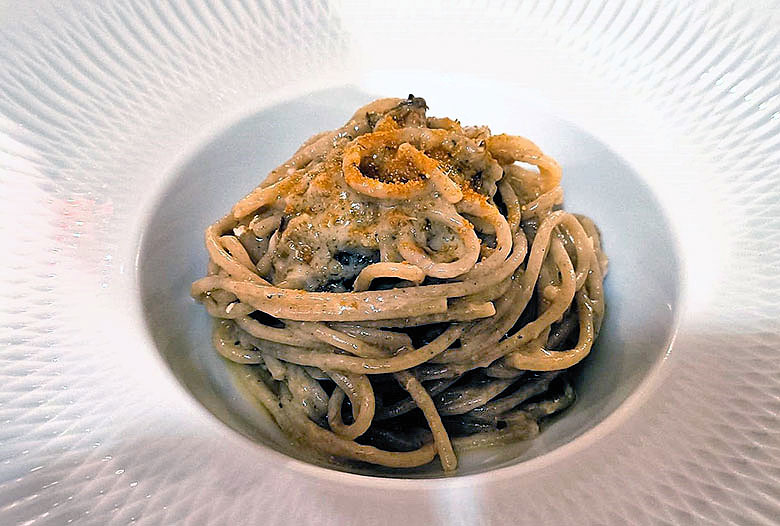 Spaghetti Cacio e Pesce