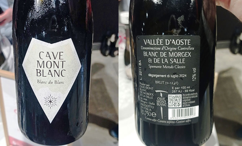 Blanc de Morgex et de La Salle Cave Mont Blanc