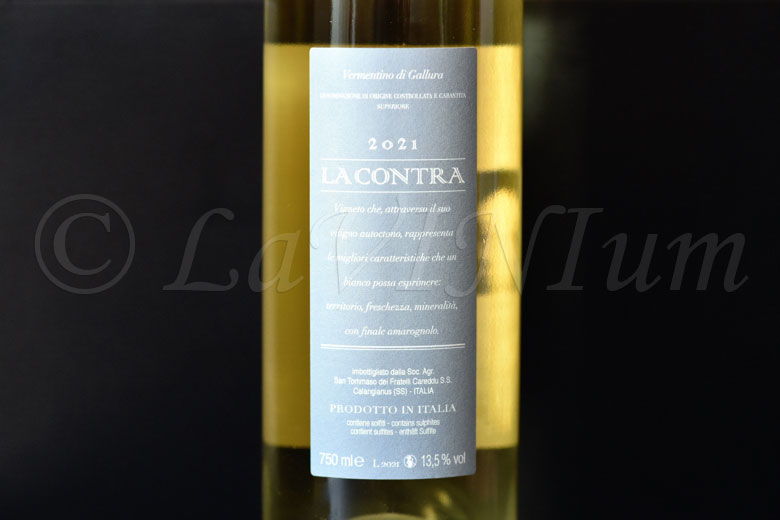 Vermentino di Gallura Superiore La Contra 2021 Tenuta Paltusa