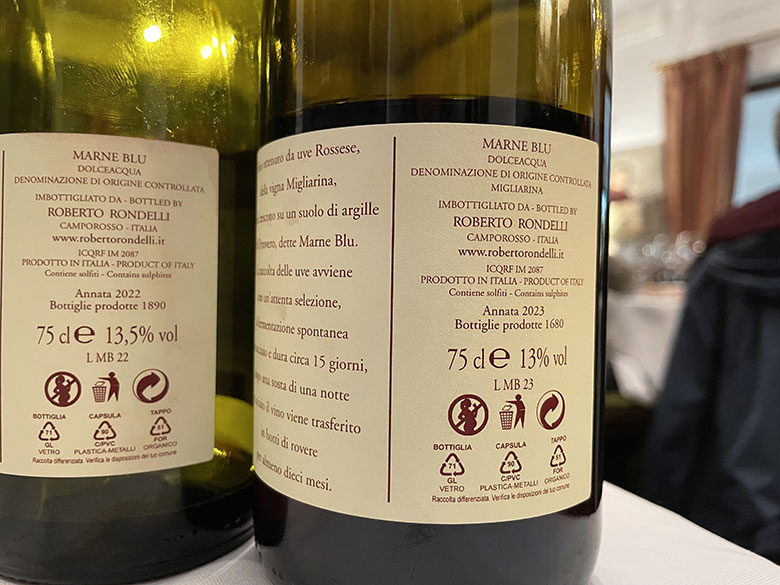 Dolceacqua Marne Blu 2023 Roberto Rondelli