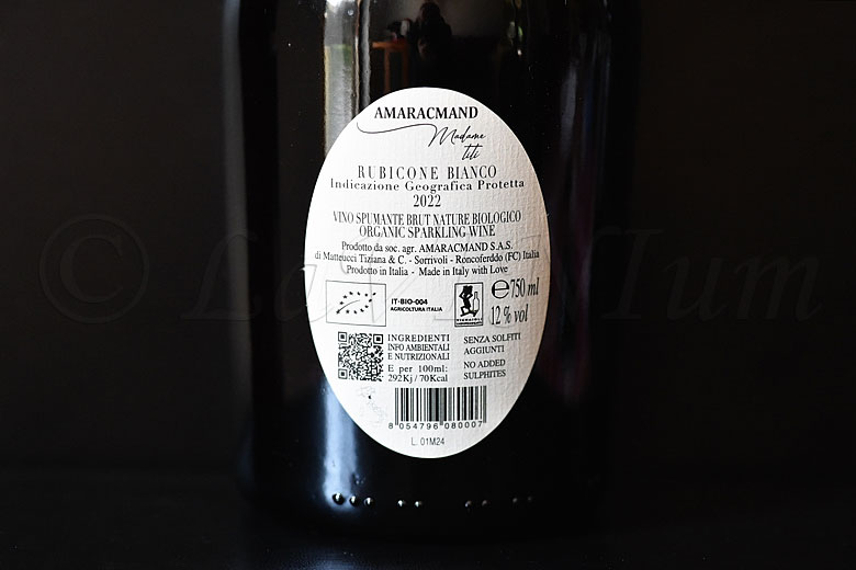 Madame Titì Spumante Brut Nature 2022 Amaracmand