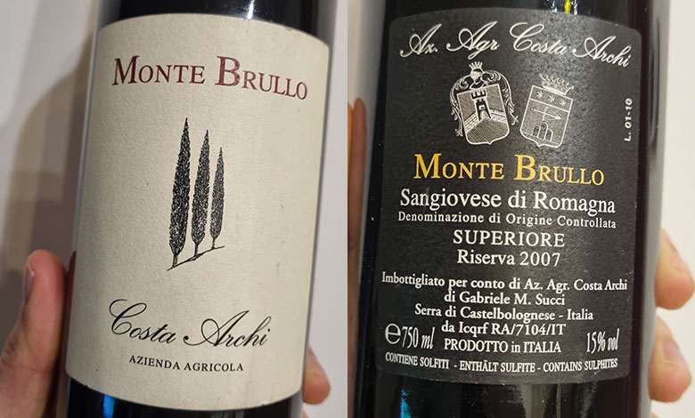 Monte Brullo 2007 Costa Archi