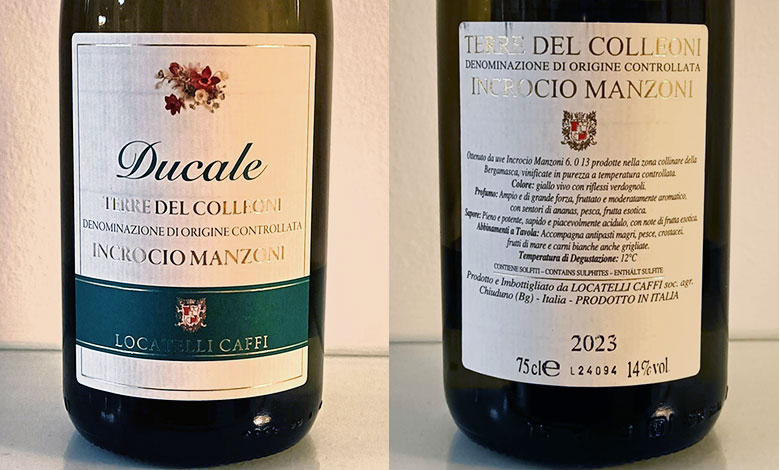 Terre del Colleoni Incrocio Manzoni Ducale 2023 Locatelli Caffi