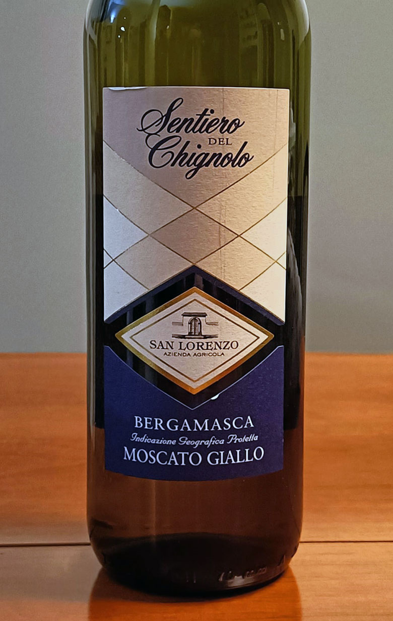 Moscato Giallo Sentiero del Chignolo 2022 San Lorenzo