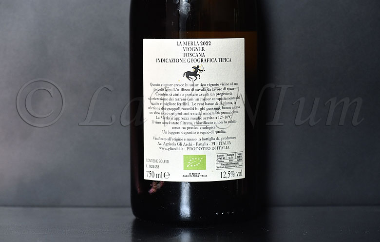 La Merla Viognier 2022 Gli Archi