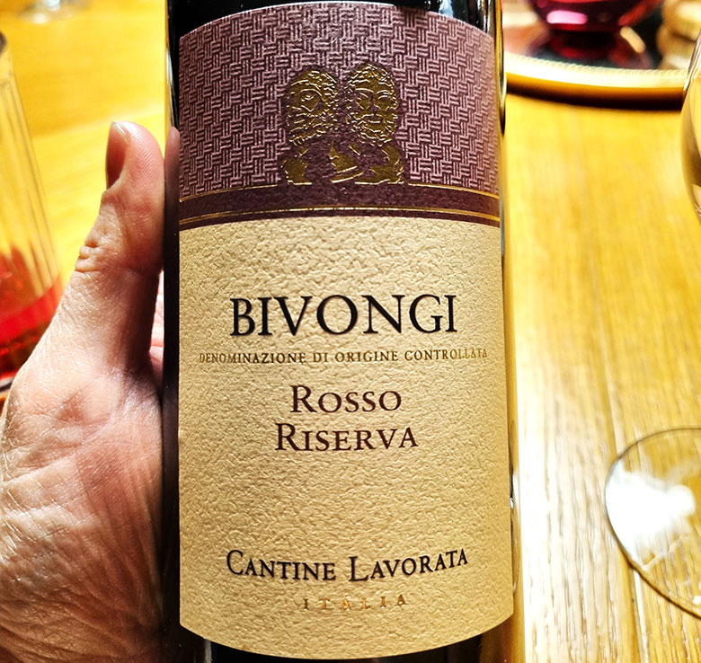 Bivongi Rosso Riserva 2018 Cantine Lavorata