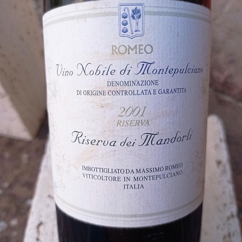 Vino Nobile di Montepulciano Riserva dei Mandorli 2001 Riserva Romeo