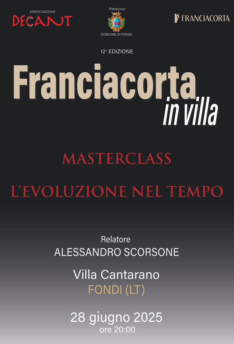 masterclass Franciacorta: L'evoluzione nel tempo