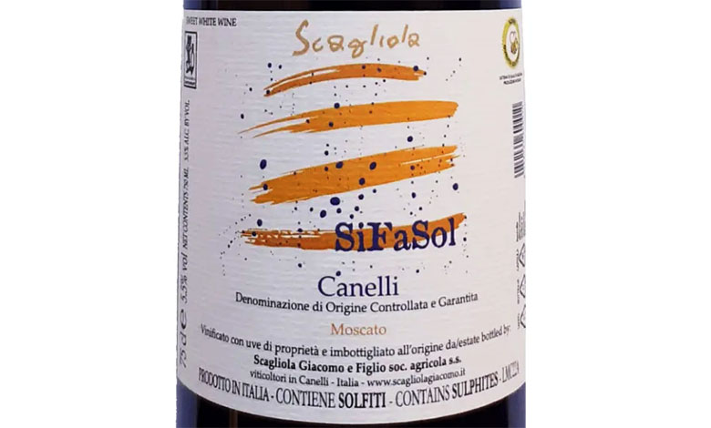 SiFaSol Canelli docg Moscato 2024 Giacomo Scagliola