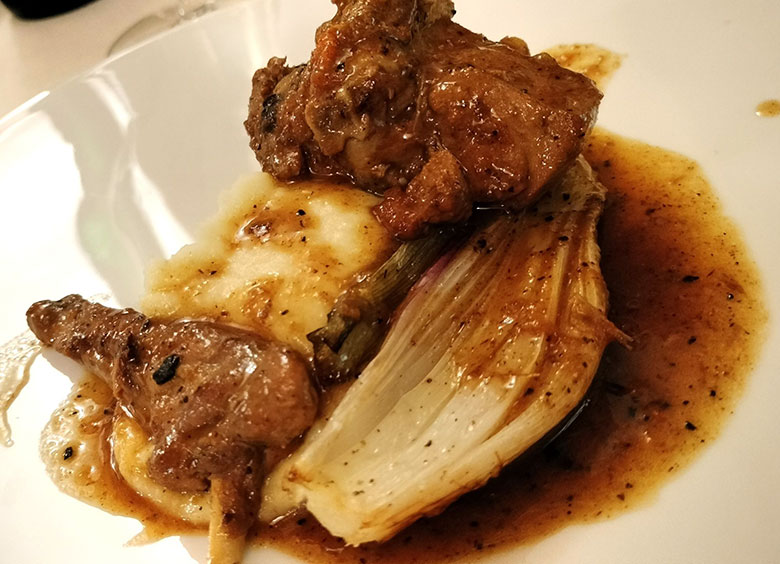 Coniglio della Trattoria Belvedere Roero