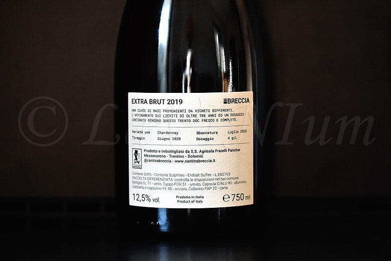 Trento Doc Breccia Extra Brut 2019 Breccia