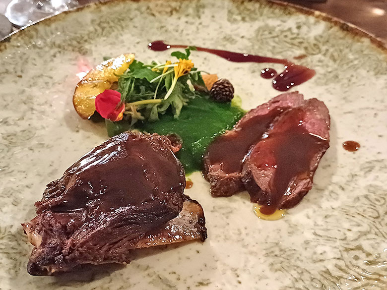 Cervo e Pioggia nel Pineto