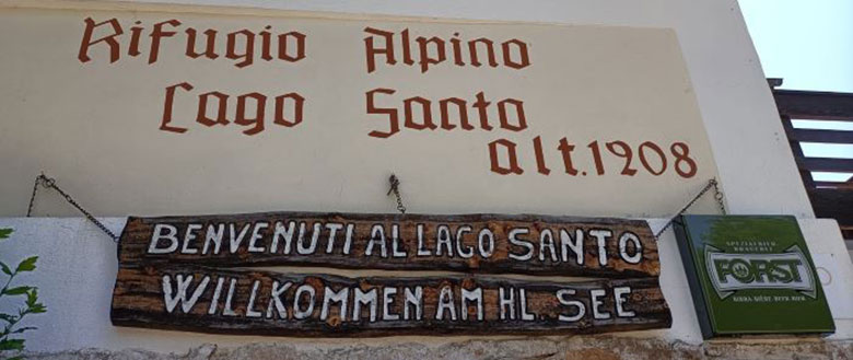 Rifugio alpino Lago Santo
