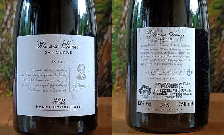 Sancerre Etienne Henri 2012 Henri Bourgeois