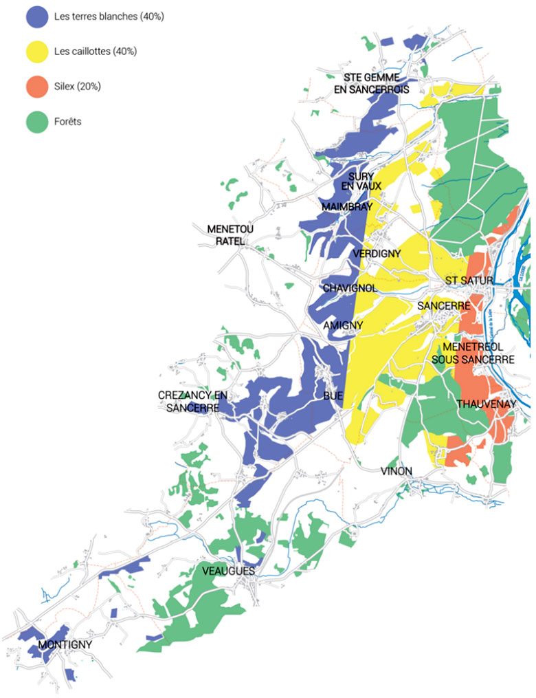 I suoli del Sancerre, fonte aeternus.fr