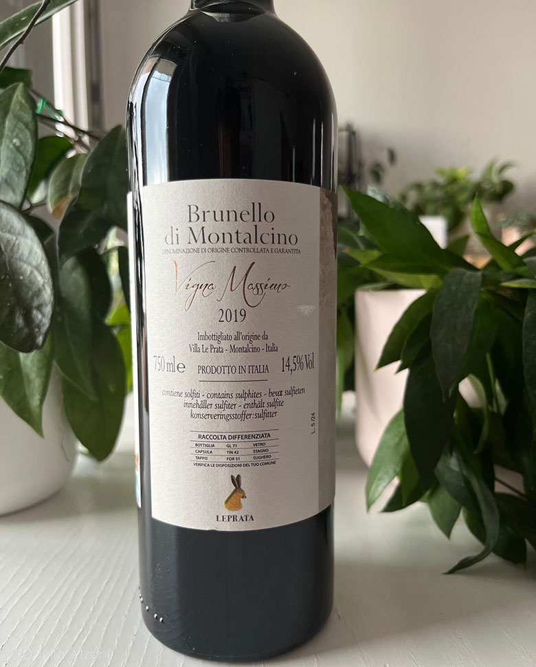 Brunello di Montalcino Vigna Massimo 2019 Villa Le Prata