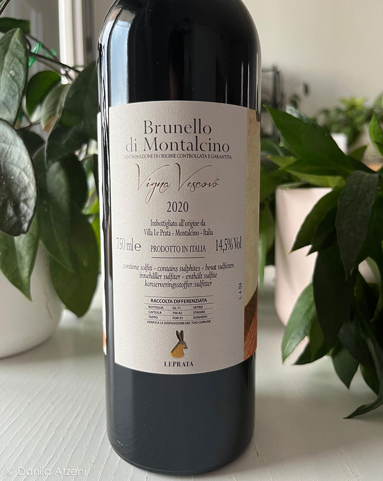 Brunello di Montalcino Vigna Vescovo 2020 Villa le Prata