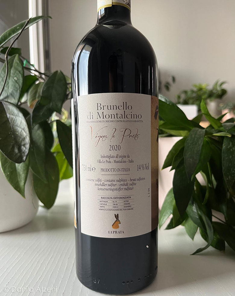 Brunello di Montalcino Vigna Le Prata 2020 Villa Le Prata