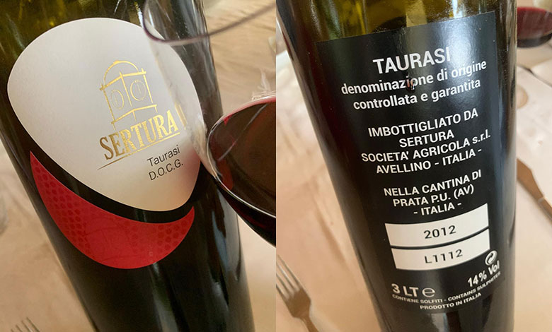 Taurasi 2012 Sertura