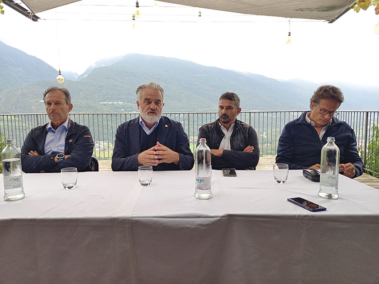 Da sin. Danilo Drocco, Mamete Prevostini, Marco Fay e Luca Faccinelli