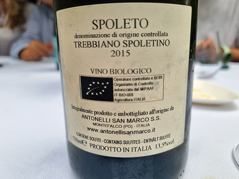 Spoleto Trebbiano Spoletino Trebium 2015 Antonelli