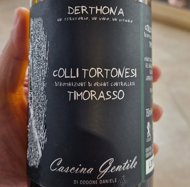 Colli Tortonesi Timorasso Derthona 2016 Cascina Gentile
