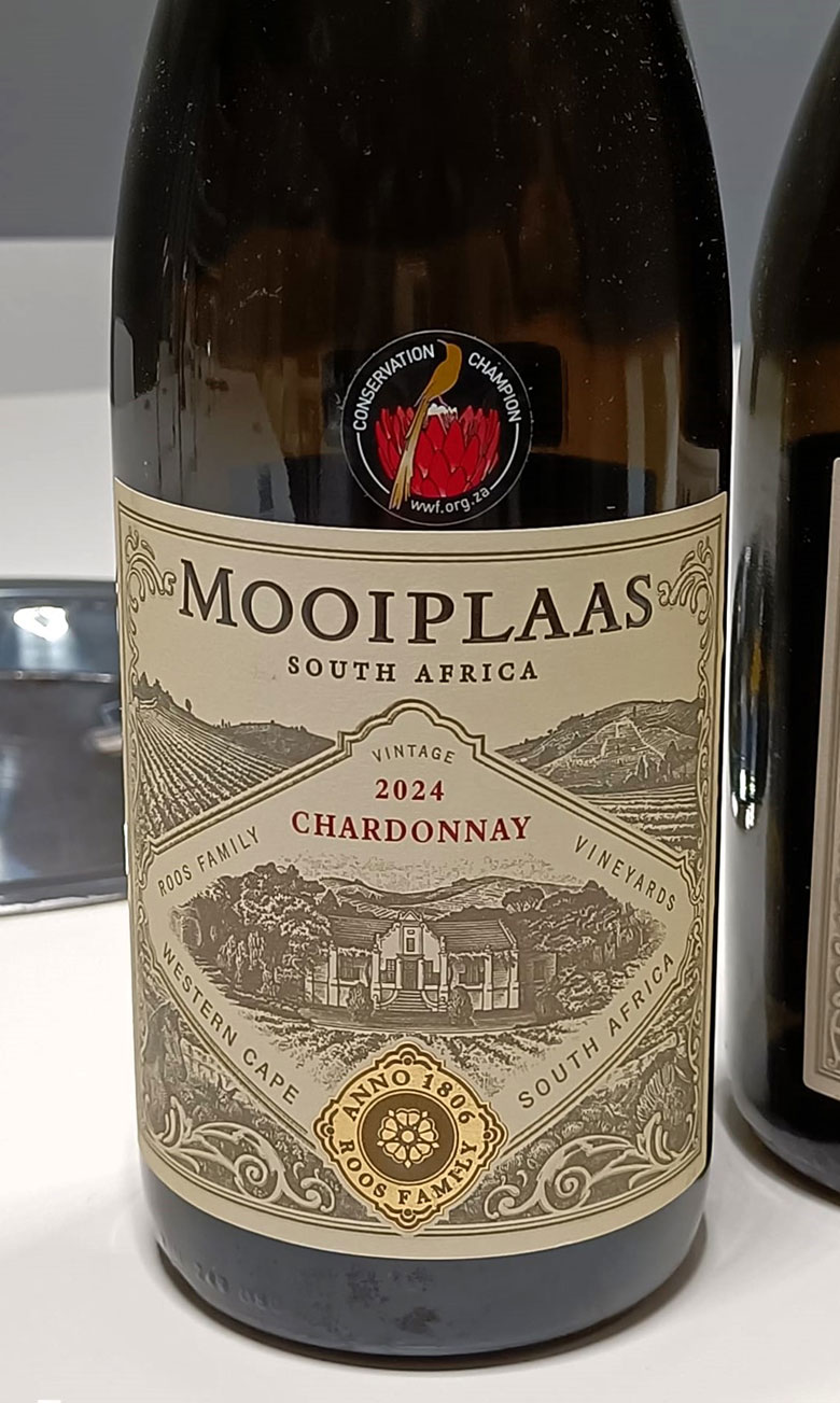 Chardonnay Stellenbosch 2024 Mooiplaas