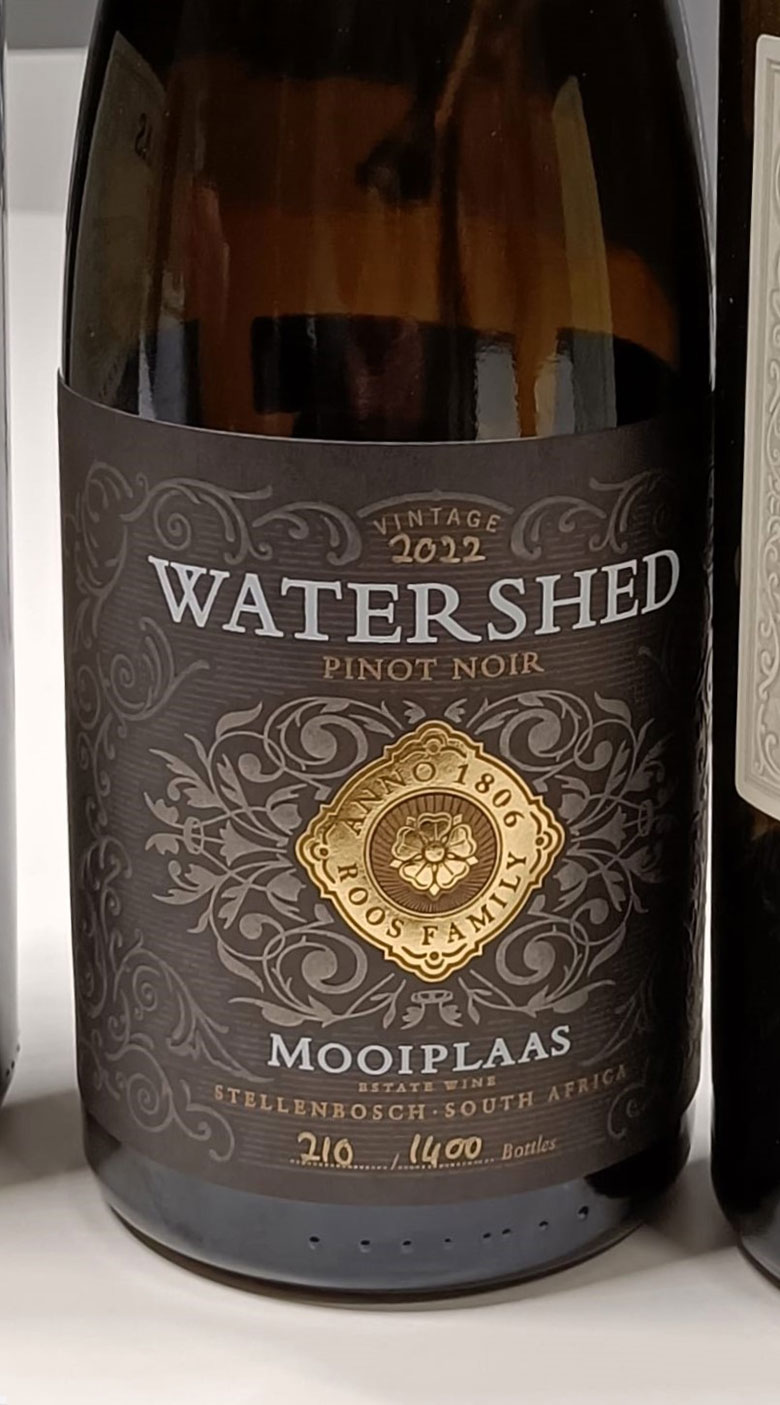Watershed Pinot Noir Stellenbosch 2022 Mooiplaas