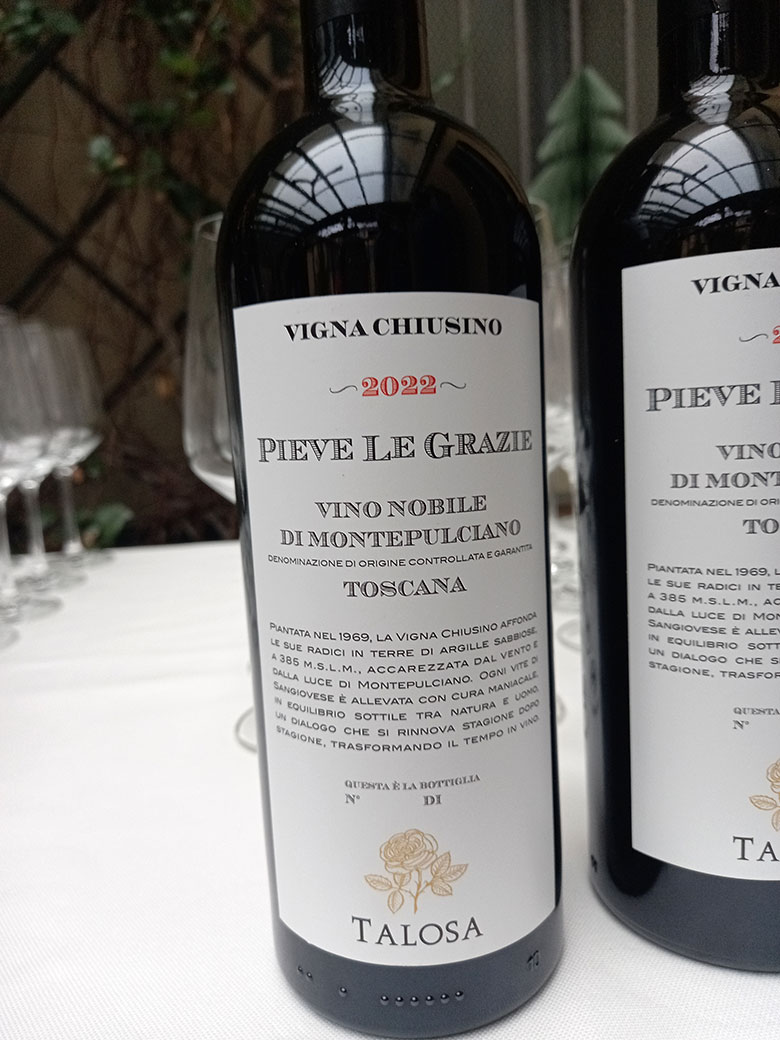 Vino Nobile di Montepulciano Vigna Chiusino Pieve Le Grazie 2022 - Cantina del Redi