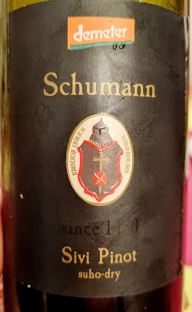 Sivi Pinot 2021 Schumann