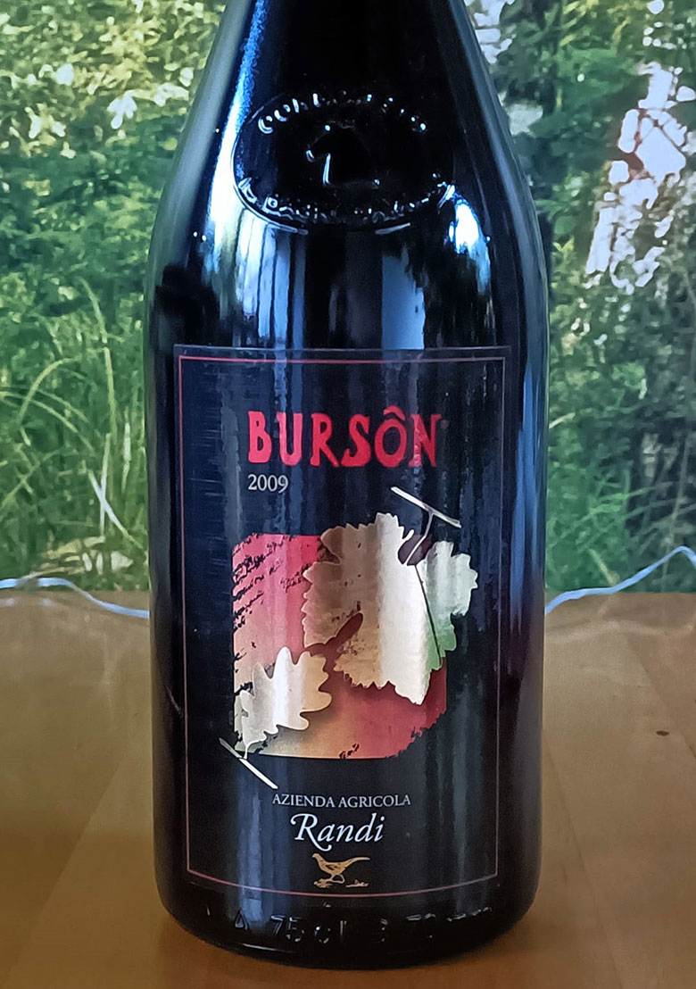 Rosso Bursôn Etichetta Nera 2009 Randi
