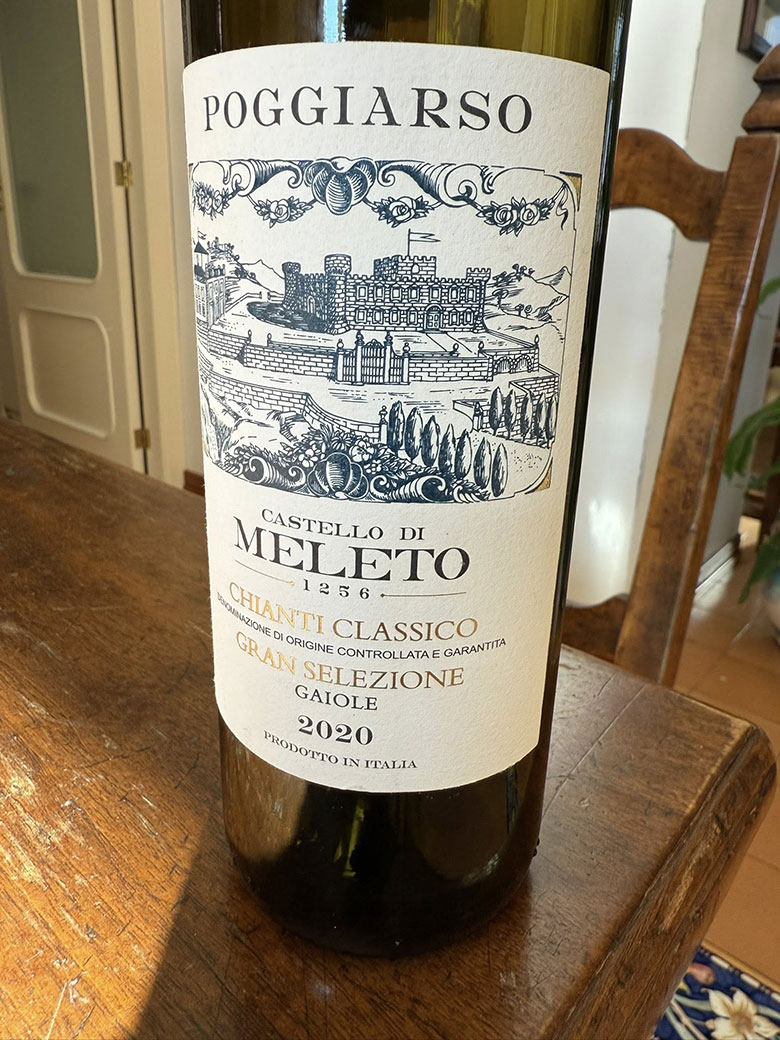 Chianti Classico Gran Selezione Vigna Poggiarso 2020 Castello di Meleto