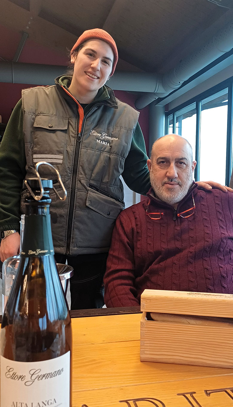 Sergio Germano con la figlia Maria