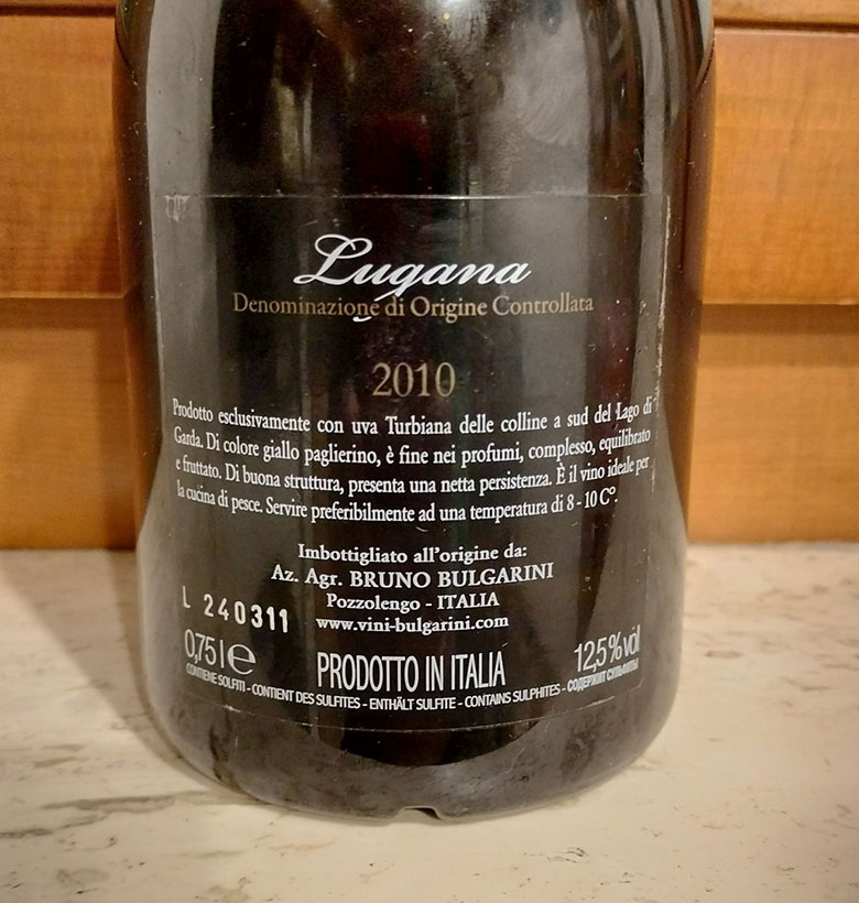 Lugana 2010 Bruno Bulgarini
