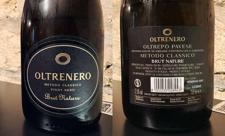 Oltrepò Pavese Pinot Nero Brut Nature 2019 Oltrenero