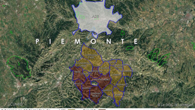 Mappa vino DOCG Canelli