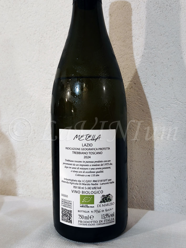 Trebbiano Toscano Metella 2024 Di Marzio