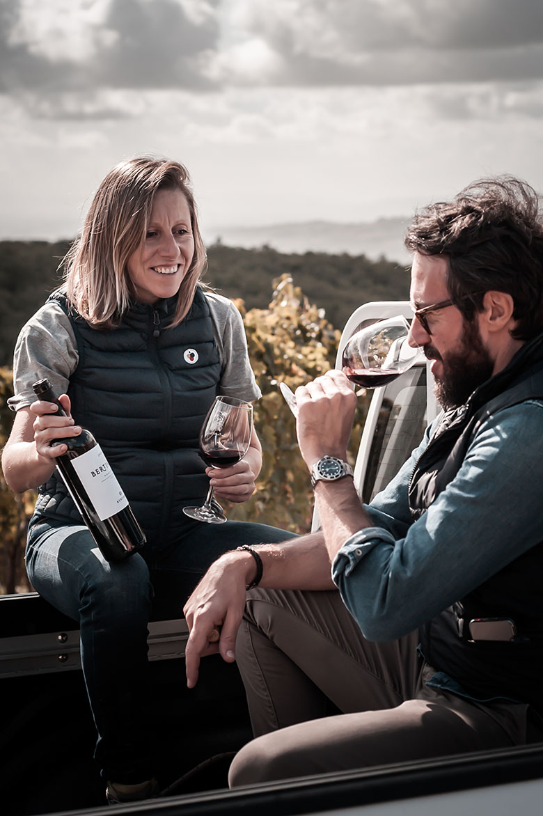 Elisa Ascani, direttore di produzione e Luca Vitiello, direttore commerciale