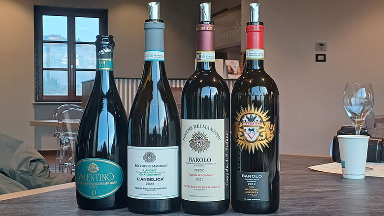 Rocche dei Manzoni i vini in degustazione