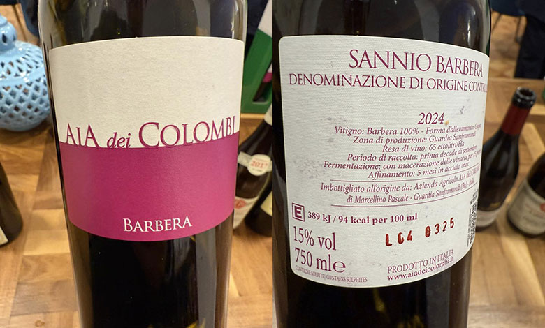 Sannio Barbera 2024 Aia dei Colombi