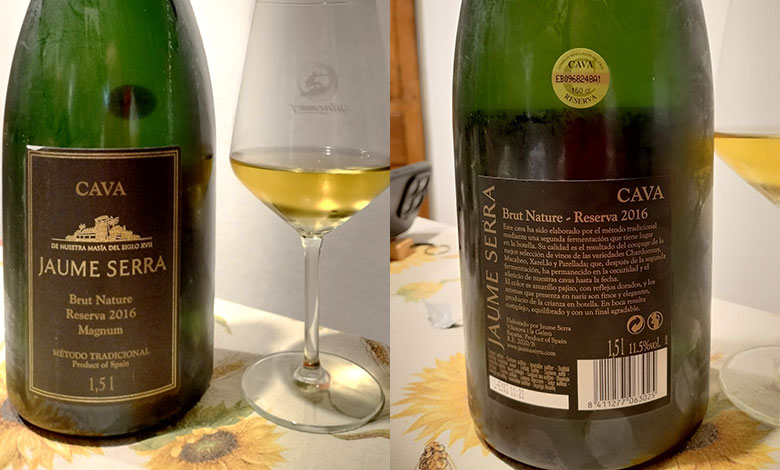 Cava Brut Nature Reserva 2016 Jaume Serra